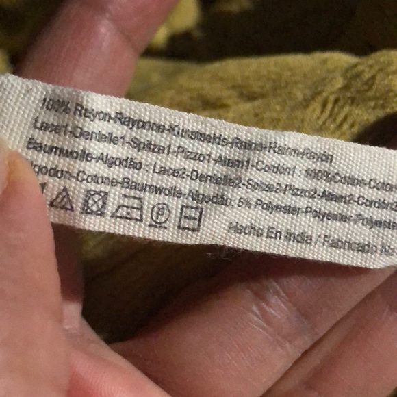 Free People peplum deep v-neck top - Picture 6 of 6